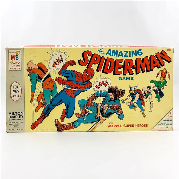 THE AMAZING SPIDER-MAN BOARD GAME - 1967 MARVEL