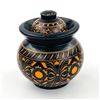 Image 1 : SMALL HANDCRAFTED WOODEN LIDDED STORAGE JAR