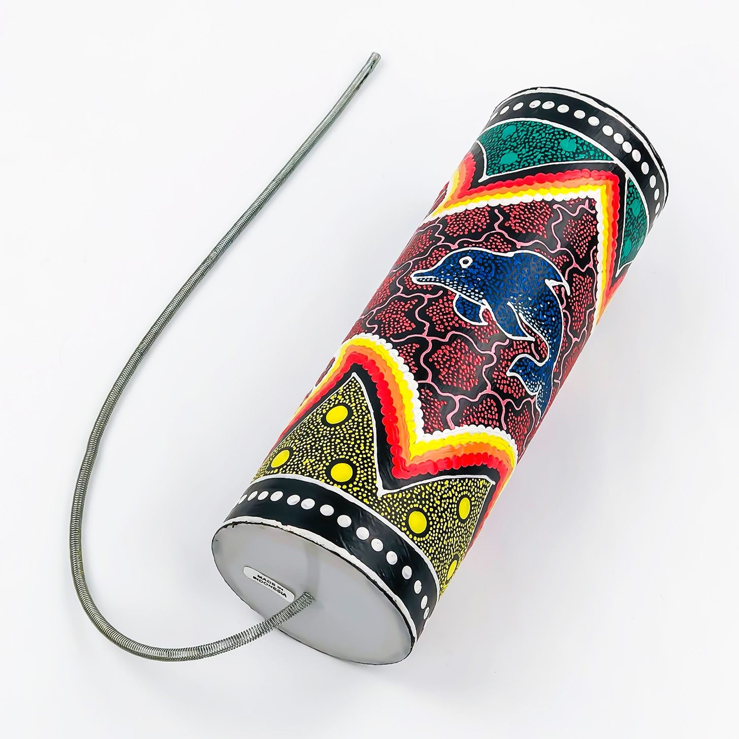 THUNDER MAKER SPRING DRUM INSTRUMENT - DOLPHIN