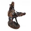 Image 2 : VTG WOOD CARVING FIGURE & WATER BUFFALO ASHTRAY