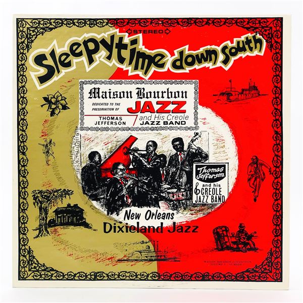 SLEEPY TIME DOWN SOUTH - JEFFERSON & JAZZ BAND LP