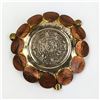 Image 3 : VTG 1970’S AZTEC CALENDAR COIN ASHTRAY MAZATLAN