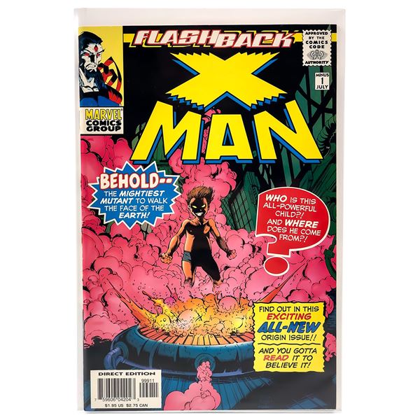 X-MAN #1 MINUS 1 FLASHBACK - MARVEL COMICS