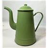 Image 1 : VINTAGE APPLE GREEN ENAMEL POT/ KETTLE