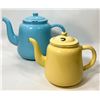 Image 1 : VINTAGE BLUE ENAMEL TEA POT/ KETTLE