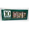 Image 1 : 31-10PC VINTAGE NUTCRACKER HIGHBALL GLASSES