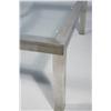 Image 2 : A Contemporary Stainless Steel Low Table.