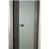 Image 3 : A Contemporary Vitrine with Marble and Brass Decoration.