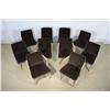 Image 3 : An Edward Wormley for Dunbar Chinese Walnut Dining Suite,