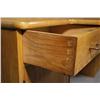 Image 2 : A Contemporary French Oak and Pine Desk.