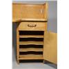 Image 4 : A Contemporary French Oak and Pine Desk.
