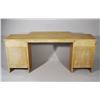 Image 8 : A Contemporary French Oak and Pine Desk.
