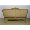 Image 12 : A Louis XV Canapé with Arched Padded Back and Bowed Seat Covered in Petit Point Needlework in Moulde