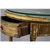 Image 3 : A Biedermeier Style Side Table, Together with a Louis XV Style Two Tier Side Table.