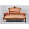 Image 2 : An American Renaissance Revival Carved Walnut and Burled Walnut Sofa and Side Chair, Late 19th Centu