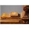 Image 8 : An American Renaissance Revival Carved Walnut and Burled Walnut Sofa and Side Chair, Late 19th Centu