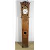 Image 1 : A 19th Century French Provincial Carved Chestnut Tall Case Clock by Colboc à Monville.