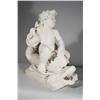 Image 1 : A Cast Composite Classical Figure Riding a Dolphin.