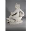 Image 4 : A Cast Composite Classical Figure Riding a Dolphin.