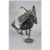 Image 3 : Artist Unknown (20th Century) A Brutalist Welded Metal and Glass Sculpture of a Fish, Dated '65 with