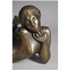 Image 2 : Bronze Figure of a Reclining Nude, Signed and numbered C.L. 1/6, '75.