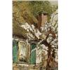 Image 4 : Verdlak (20th Century) Landscape with Cottage and Stream, Oil on canvas,