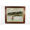 Image 2 : John Dirk Bowie (1860-1914) Figures in a Landscape with River, Oil on canvas,