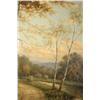 Image 4 : George Fields (American, 19th/20th Century) A Winding Road, Oil on canvas,