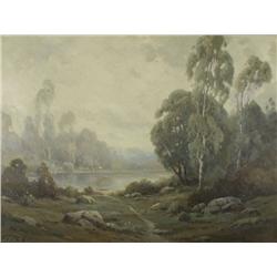 Alexis Matthew Podchernikoff (Russian/American, 1886-1933) "Silver Morning" Near San Bernardino, Cal