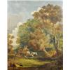 Image 1 : Artist Unknown (19th Century) Figures in a Landscape Oil on canvas,
