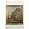 Image 2 : Artist Unknown (19th Century) Figures in a Landscape Oil on canvas,