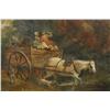 Image 3 : Artist Unknown (19th Century) Figures in a Landscape Oil on canvas,