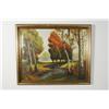 Image 2 : E. May (20th Century) Landscape with River, Oil on board,