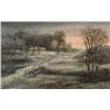 Image 1 : After W. C. Walls, (19th Century) Winter Scene Landscape, Oil on canvas,