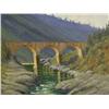 Image 1 : Dan MacInnis, Bridge Over the American, Oil on Canvas on Board.