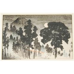 A Japanese Woodblock Print.