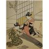 Image 4 : Suzuki Harunobu (Japanese, 1725-1770) A Set of Eight Views of the Japanese Rooms, Prints,