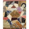 Image 1 : A Framed Victorian Crazy Quilt.