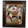 Image 2 : A Framed Victorian Crazy Quilt.