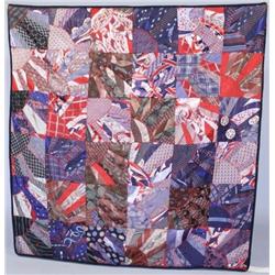 A 20th Century Patchwork Quilt.