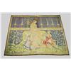 Image 1 : A Flemish 19th Century Tapestry, Depicting a Mother with Children at Play.