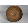 Image 2 : An African Coiled Grass with Colored Decoration Basket, 20th Century.
