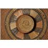Image 3 : An African Coiled Grass with Colored Decoration Basket, 20th Century.