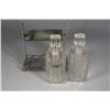 Image 2 : A Deco Style Chrome and Glass Tantalus.