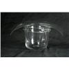 Image 3 : A Blenko Clear Glass Vase in the Form of a Cowboy Hat.