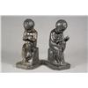 Image 1 : Two Figural Silver Plated Bookends.