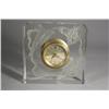 Image 1 : A Glass and Brass Clock.