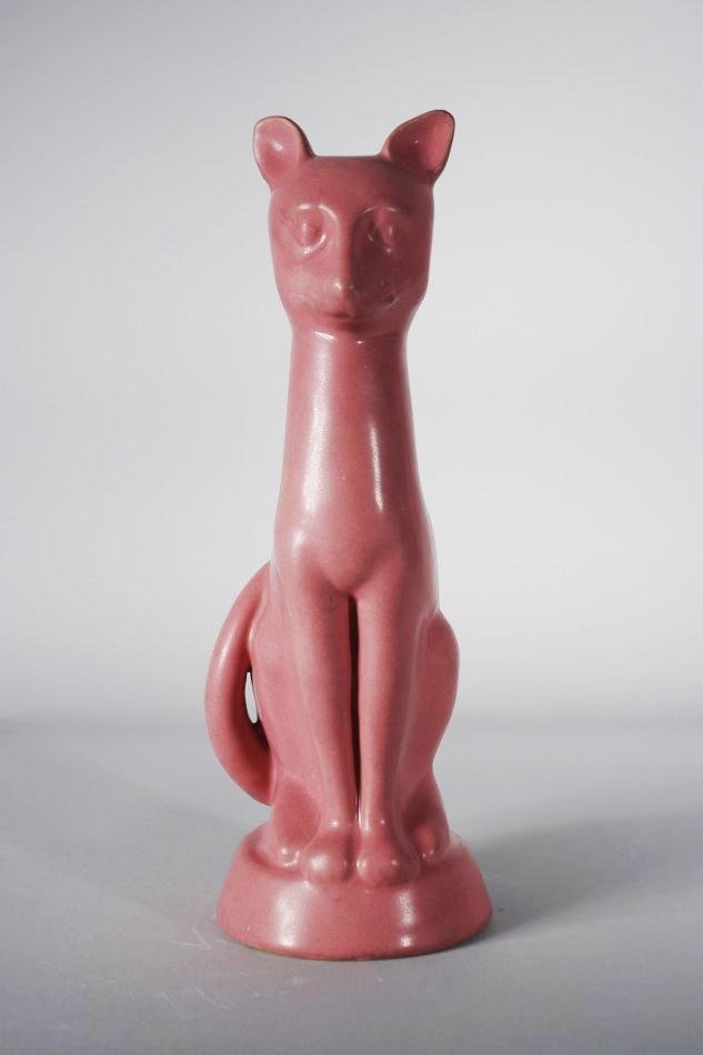 A Van Briggle Pottery Cat.