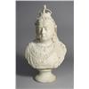 Image 1 : An English Parian Porcelain Bust of Queen Victoria to Commemorate the 60th Year of her Reign. 1837-1