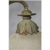 Image 3 : A Victorian Brass Two Arm Hanging Light Fixture, with Two Moulded Glass Shades in the Style of Pairp